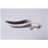 Image 1 : Ethnic Bone Handled Fighting KnifeBlade marked "Pure Steel" on 1 side and  "Victory" on the other si