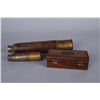 Image 1 : Collection of 2 Antique Stanley London TelescopesMade of brass, well marked, the large one is  wrapp