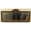 Image 1 : Large Victorian Parlor MirrorPainted frame, 3 sections, shabby chic  condition, measures 53 1/2"x24"