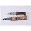 Image 1 : N Viet Namese Army Machine Gun Bayonet & ScabbardNVA Viet Cong AK 47, both are marked "S BX  3433" a