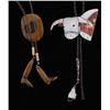 Lot of 2 Bolo TiesIncludes 1 tigers eye cowboy hat and 1 inlaid  steer.