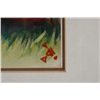 Image 2 : Original Acrylic on BoardDepicting 2 Indian Braves attacking a man,  unknown artist, signed lower ri