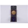 Image 1 : Abraham Lincoln Commemorative Medal in CaseOne side shows bust of Abraham Lincoln with  his name aro