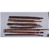 Image 1 : Lifetime Collection of Leather Cartridge BeltsTotal of 16, all different caliber's and  sizes.