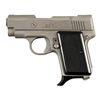 Image 1 : AMT Mdl Back-up Cal .22LR SN:F00092Single action semi automatic pistol,  stainless steel with matte 