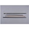 Image 1 : Collection of 4 Antique CanesIncluding British Officers sticks with silver  tips, one "The John Ambu