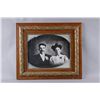 Image 1 : B&W Photo of the McDermotsIn period oval frame, measures 20"x15". These  are your "Instant" long los