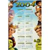 Image 1 : Double Sided 2004 Shrek2 Calender Poster & Sharks Tale