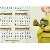 Image 2 : Double Sided 2004 Shrek2 Calender Poster & Sharks Tale