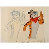 Image 2 : Wiggle Tony Tiger Cel Drawing Orig Animation Frosted