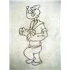 Image 2 : Drawing Happy-Go-Lucky Original Animation Popeye Art