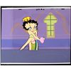 Image 1 : Betty Boop Orig Era Animation Cel Background Crown Art