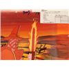 Image 2 : Orig X-Men Background Animation Cel Signed Stan Lee COA