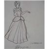 Image 2 : Cinderella Orig Disney Drawing Signed Philo Barnhart