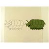 Image 2 : Original Drawing Dont Mess Cel Herculoids Animation Cel