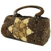 Image 2 : Handcrafted Polished Coconut Shell Handbag (ACT-493)