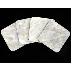Handcrafted MOP Shell Coaster Set (DEC-959)