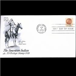 1978 US First Day Postal Cover (STM-3212)