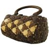 Image 2 : Handcrafted Polished Coconut Shell Handbag (ACT-497)