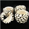 Image 1 : Handcrafted Shell Napkin Ring Set (DEC-957)