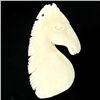 Carved Ox Bone Horse Pendant (JEW-3837A)