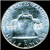 Image 2 : 1958 Franklin Half MS63/64 Scarce Reverse Type & Underweight (COI-11164)