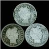 Image 1 : 1893 Barber 10c Circulated 3pcs (COI-12466)