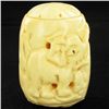 Handcarved Bone Elephant Pendant (CLB-1065)