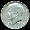 1968D JFK Half AU Underweight ERROR (COI-10634)