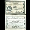 Image 1 : 1943 WW2 Guerrilla Rebel Philippines 1P Note Mindinao (CUR-07208)