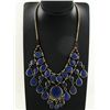 290ct Handcrafted Lapis Nickel Necklace (JEW-4374)