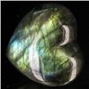 86.59ct Gem Grade Labradorite Peacock Colors Heart (GEM-39158)