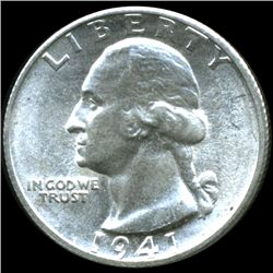 1941S Washington 25c MS65 (COI-10737)