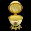 Image 2 : Fabrege Style Decorative Egg Photo Holder (CLB-862)