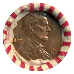 1979 Linc 1c BU Scarce UnOpened Bank Roll 50 GEMS (COI-5504)