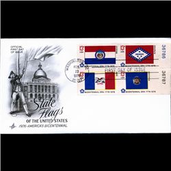 1976 US First Day Postal Cover Plate Block (STM-3134)