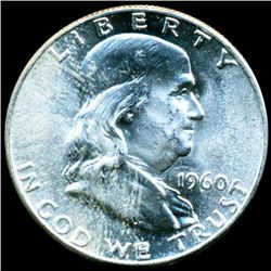 1960 Franklin Half MS64+/65+ FBL (COI-11215)
