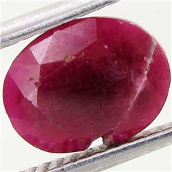 1.35ct Ruby Untreated Oval (GEM-42265)