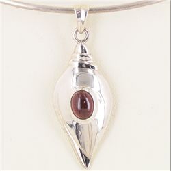 32.6twc Garnet Sterling Pendant (JEW-3929)