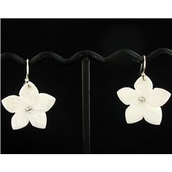 Handcrafted MOP Sterling Earrings (JEW-4409)