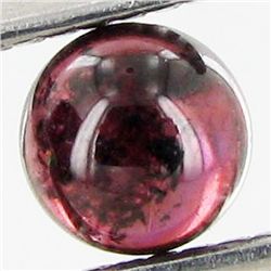 0.9ct Rubellite Tourmaline Cabochon Round (GEM-42346)