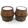 Mango Wood Candle Holder Pair (DEC-755)