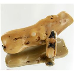 215ct Natural Color Tan Salmon Coral Branch (MIN-001086)