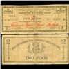 Image 1 : 1942 WW2 Guerrilla Rebel Philippines 2P Note Negros (CUR-07229)