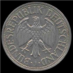 1957J Germany 1 Mark Hi Grade Scarce (COI-8144)