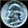 1955 Washington 25c MS64/65 Underweight ERROR (COI-11965)