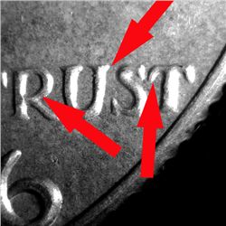 1966 JFK Half AU Double Die (COI-10866)