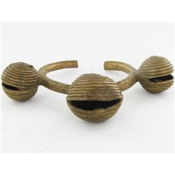 495ct Antique African Tribal HEAVY Bronze Cuff Bracelet (ANT-2120)