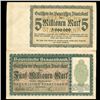 1923 Germany Bavaria Bank 5mm Mark Note Unc Scarce (CUR-05678)