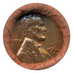 1962D Linc 1c BU Scarce UnOpened Bank Roll 50 GEMS (COI-5510)
